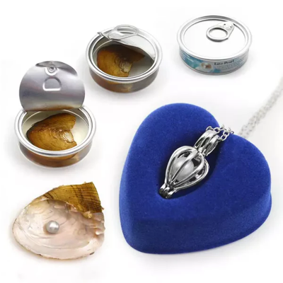 Picture of Love Pearl Necklace Gift Box Freshwater Pearl Jewelry