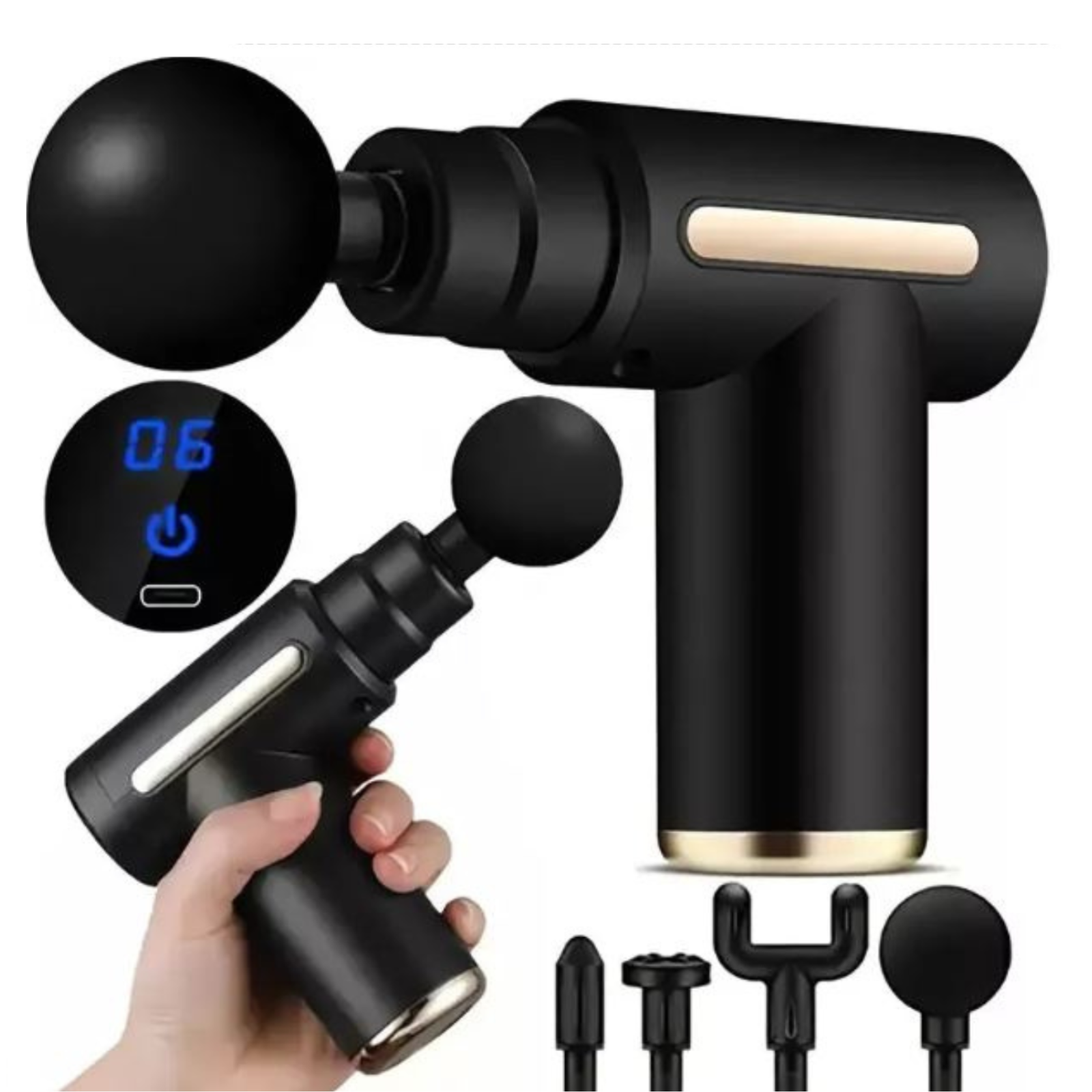 Picture of Body massage gun,Electric Vibration Body muscle massager Fascial Gun & Recovery device,fascia,body massage machine,Facial Body Massage Gun
