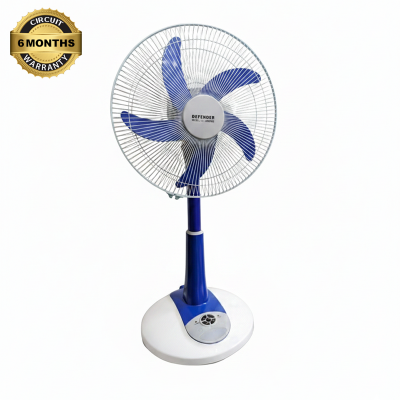 Picture of Defender TS-2986HRS 16" Rechargeable Fan AC-DC with LED Multi-Function China Fittings Blue 