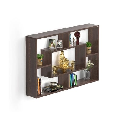 Picture of Crafte Wall Mount Wall Shelf, Display Rack Wall Mount Display Rack Book Shelf for Home Office Wall Décor