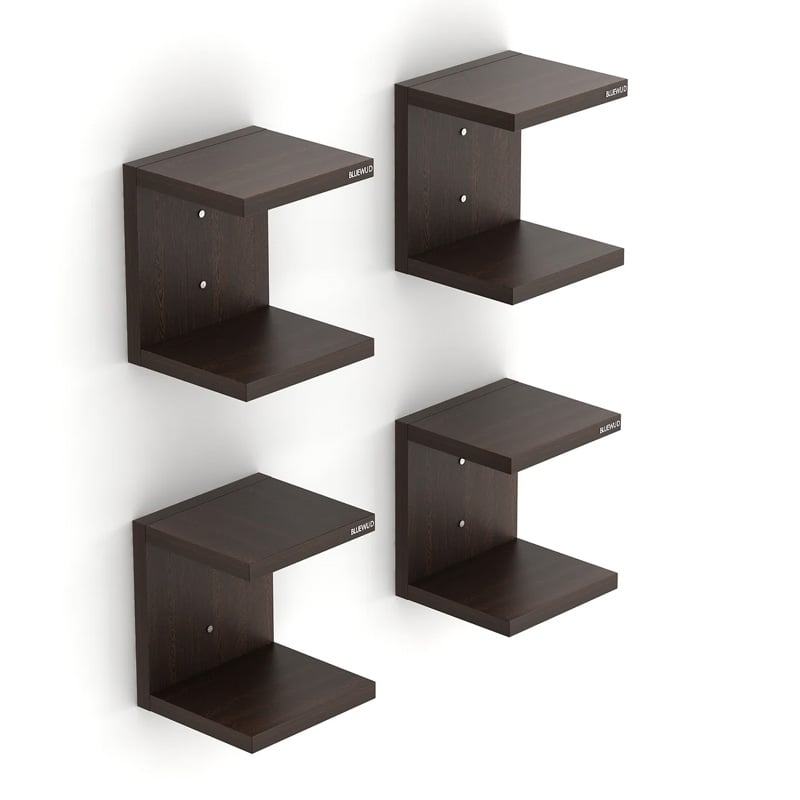 Picture of Alvin Book Shelf (2pc) Wall Mount Display Rack Book Shelf for Home Office Wall Decor