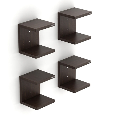 Picture of Alvin Book Shelf (2pc) Wall Mount Display Rack Book Shelf for Home Office Wall Decor