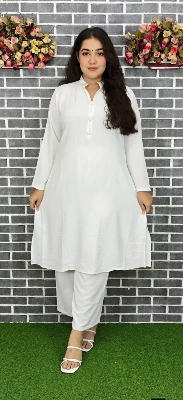 Picture of BUTTON GOWN-White