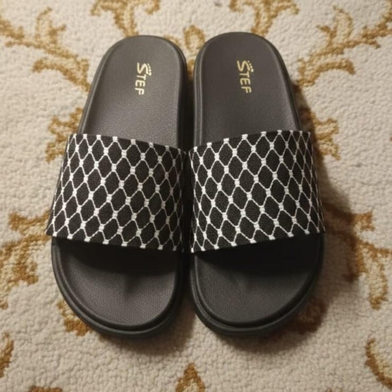 Picture of Men’s Soft Stride Daily Slipper – Lattice Onyx