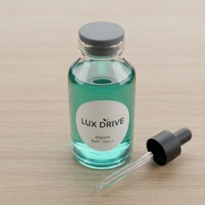 Picture of Lux Drive Premium Car Air Freshener Refill - 100ml High Concentration Fragrance Oil with Precision Dropper