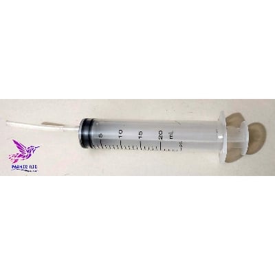 Picture of 20ml Baby Bird Cockatiel Budgie Parrot Pet Hand Rearing Feeding Syringes Crop Tubes-01 pc