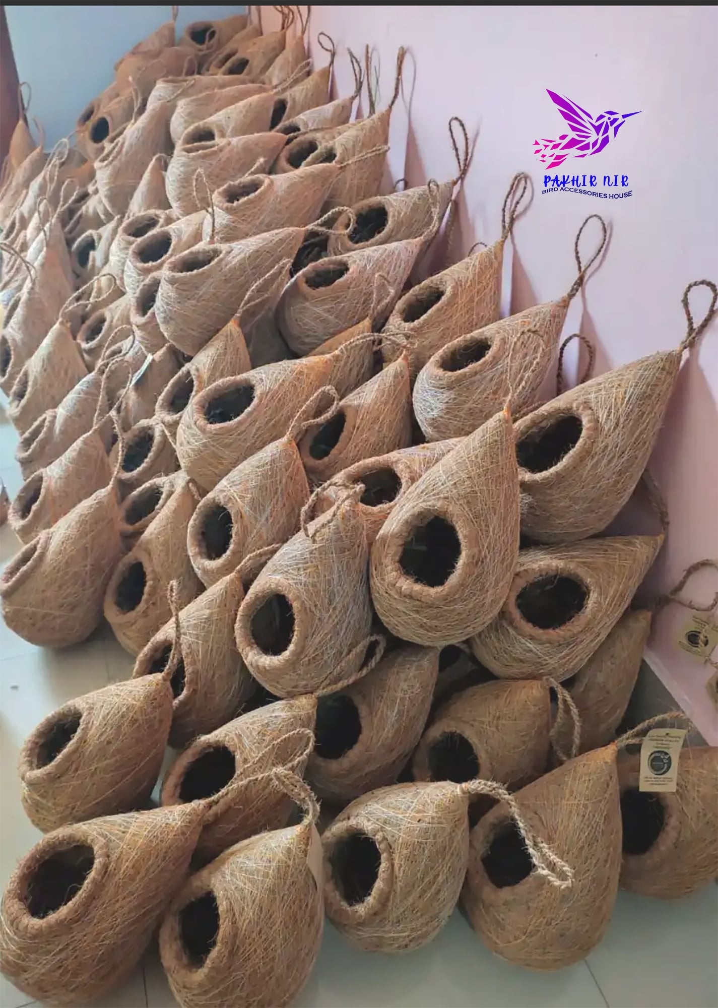 Picture of Hand made bird nest Large size 1 Pcs - Pakhir basa