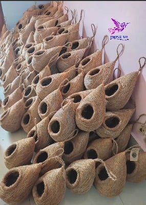 Picture of Hand made bird nest Large size 1 Pcs - Pakhir basa