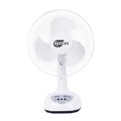 Picture of Syntax AC/DC 12” Rechargeable Fan White