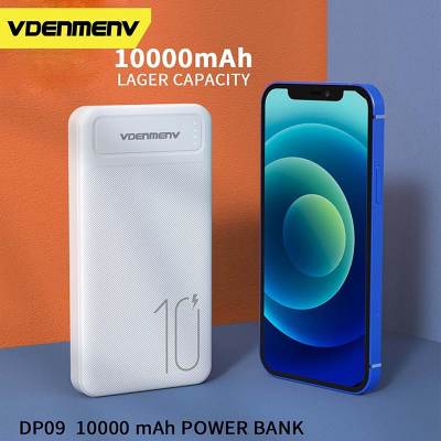 Picture of VDENMENV DPO9 Dual USB And Type C 10000mAh Power bank with 5V 2.1A Output