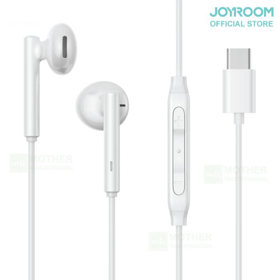 Picture of JR-EC05 TYPE-C Series Half In-Ear Wired Earphones type c headphone-White