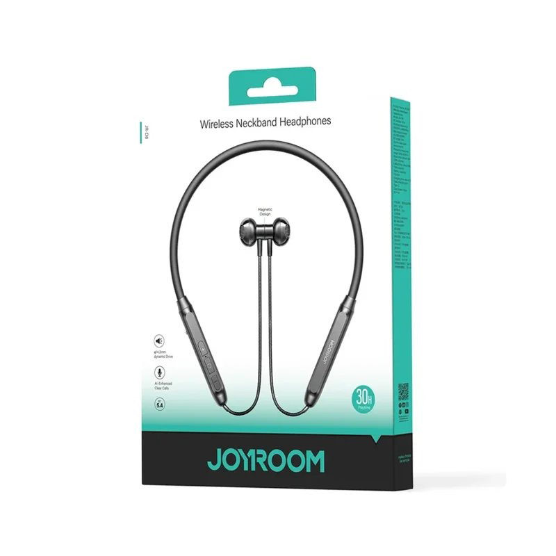 Picture of JOYROOM JR-D8 Wireless Neckband Headphones - Black