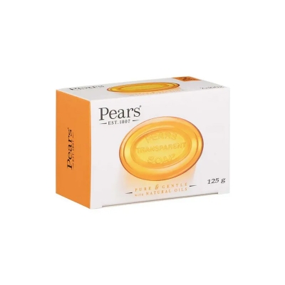 Picture of Pears Transparent Soap Pure and Gentle with Plant Oils 125gm