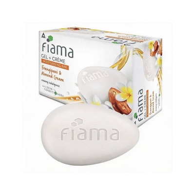 Picture of Fiama Frangipani & Almond Gel + Creme Moisturising Bar Soap 125g