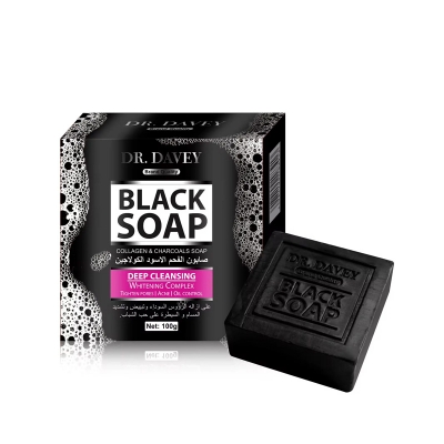 Picture of DR. DAVEY Deep Cleansing Whitning Complex Black Soap- 100g