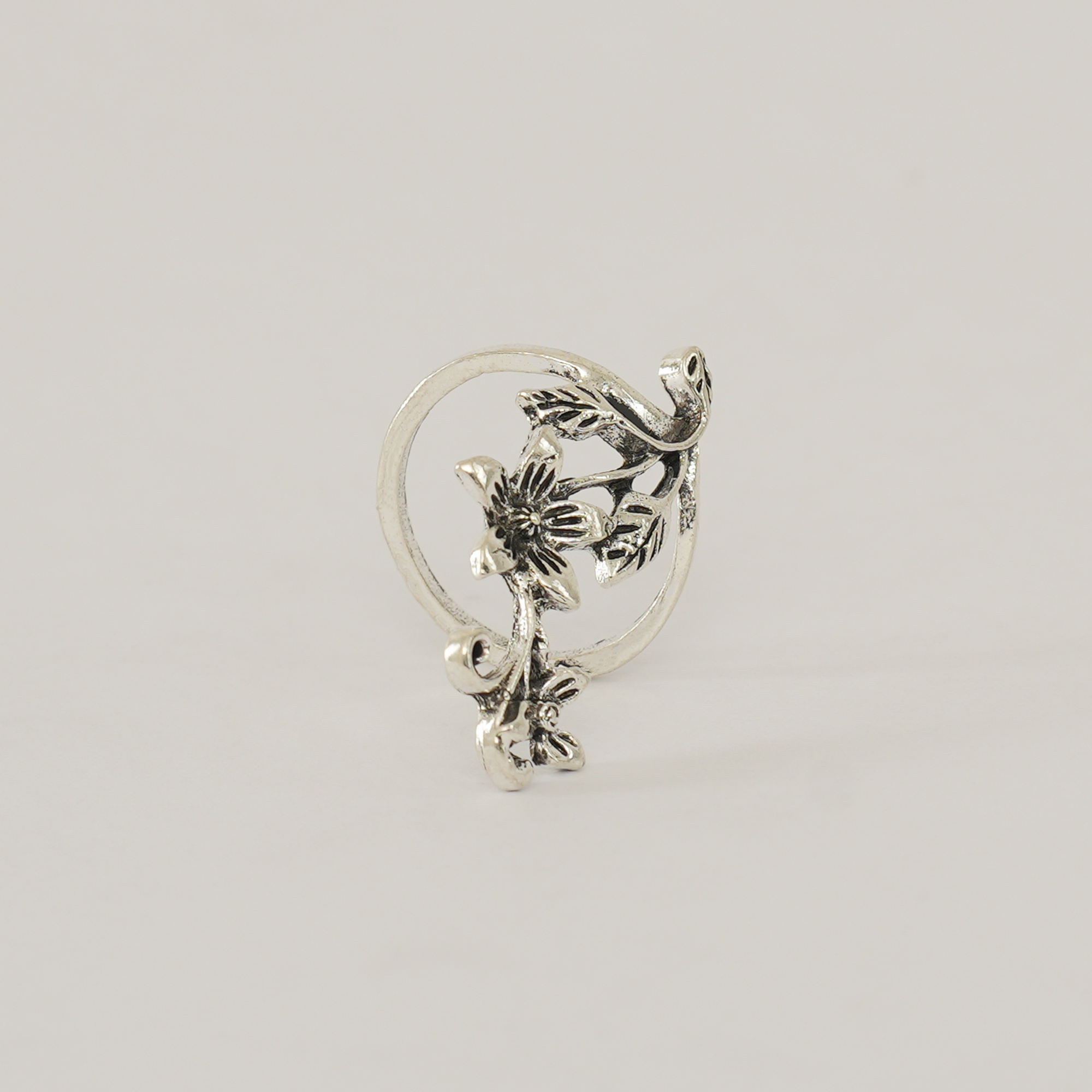 Picture of 4 set natural shape leaf finger ring set for women