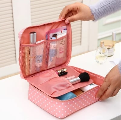 Picture of Women Multifunction Travel Cosmetic Bag Makeup Case Pouch Toiletry Organizer