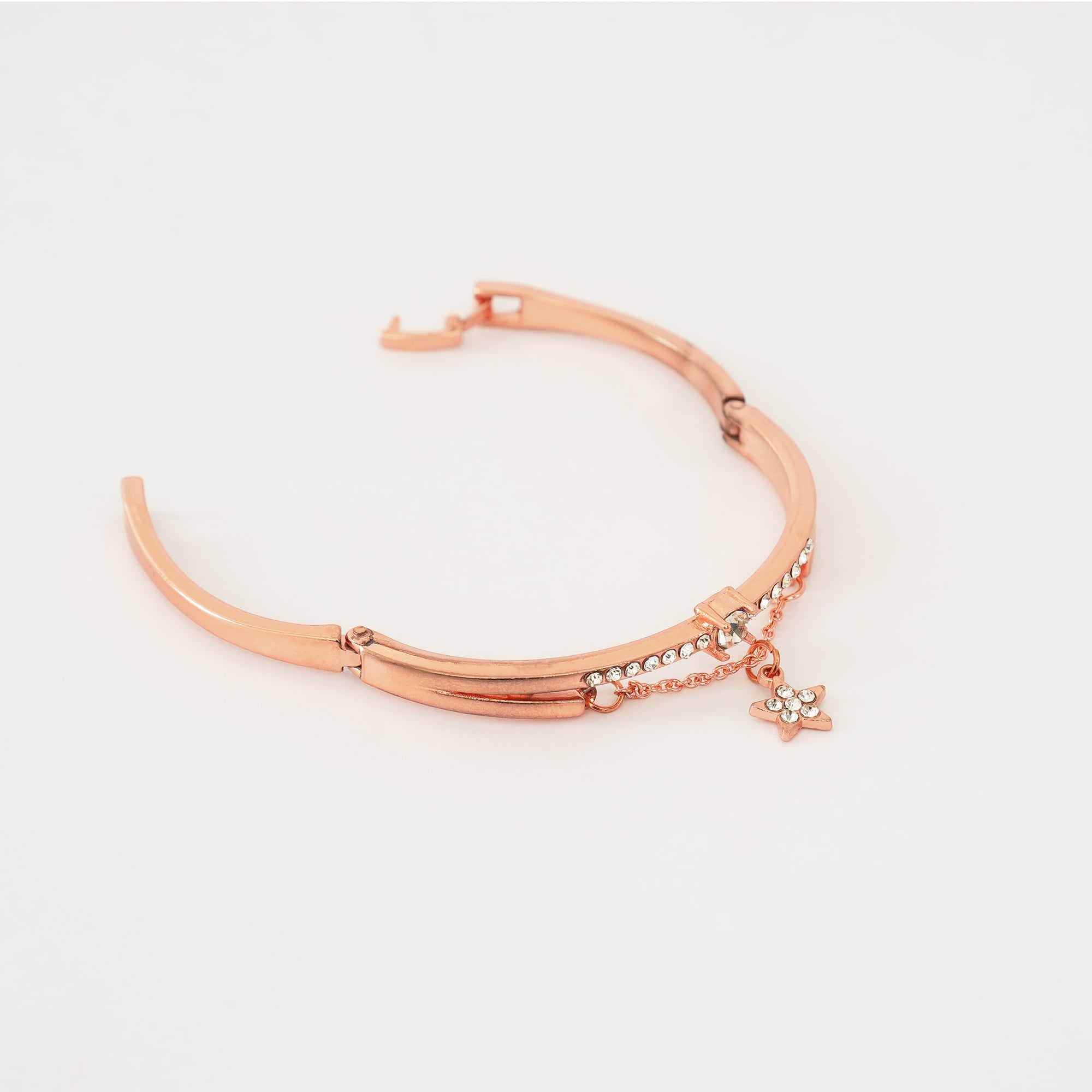 Picture of Gentle Hand Chain Creative Luxury  Alloy Metal Pentagram Rhinestone Bracelets