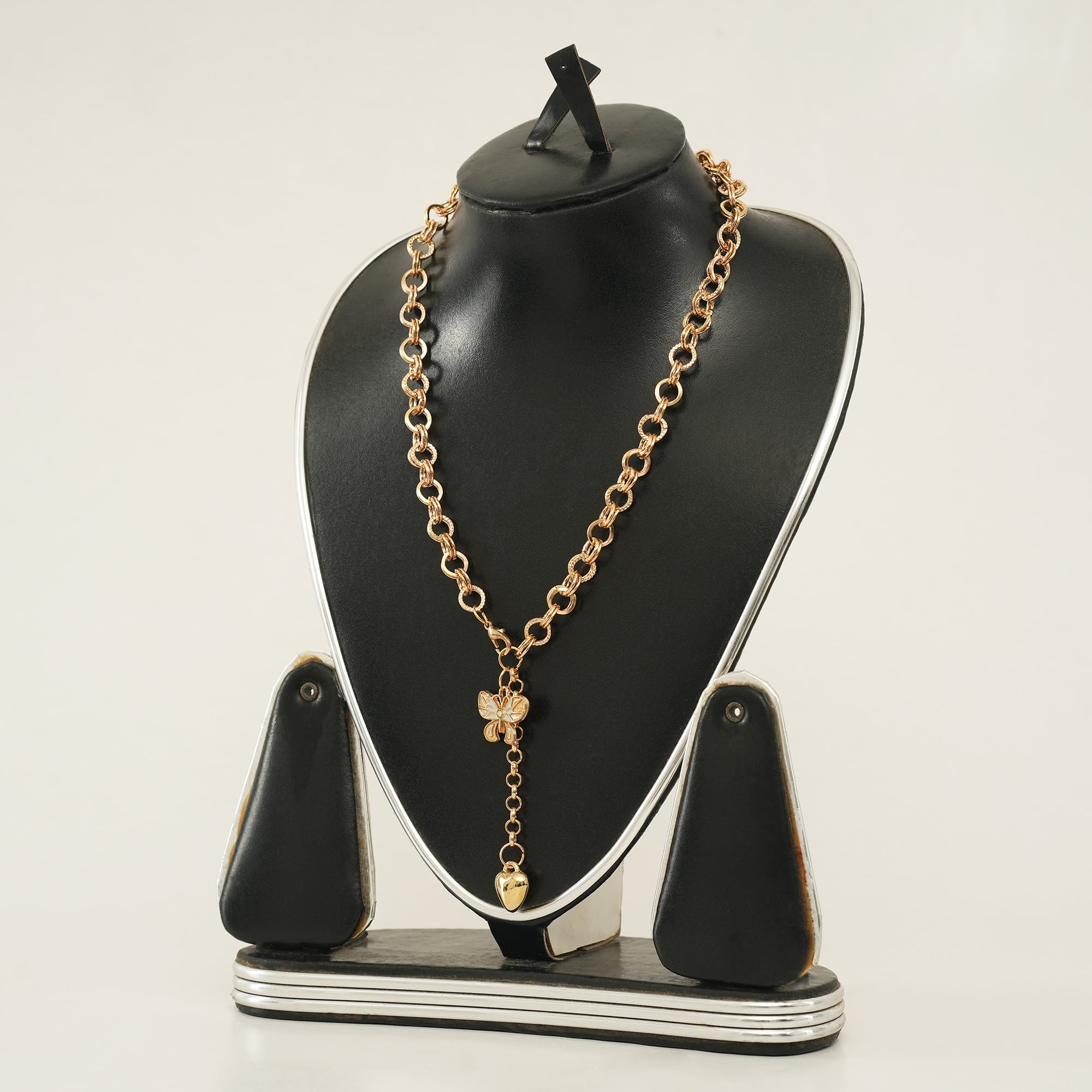 Picture of 2021 Trend Elegant  Moon Pentagram Pendant Necklace Jewelry Drop Oil Butterfly Love Simple Necklace
