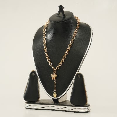 Picture of 2021 Trend Elegant  Moon Pentagram Pendant Necklace Jewelry Drop Oil Butterfly Love Simple Necklace