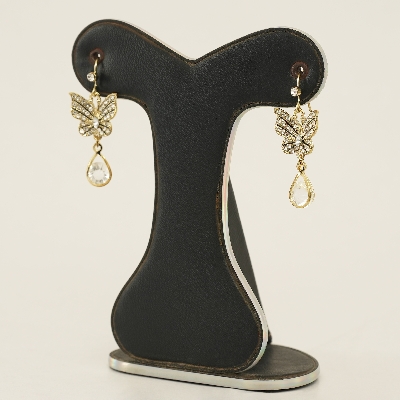Picture of Pair Hook Earrings All Match Earrings Electroplating Long Lasting Drop Earrings - Ear Ring