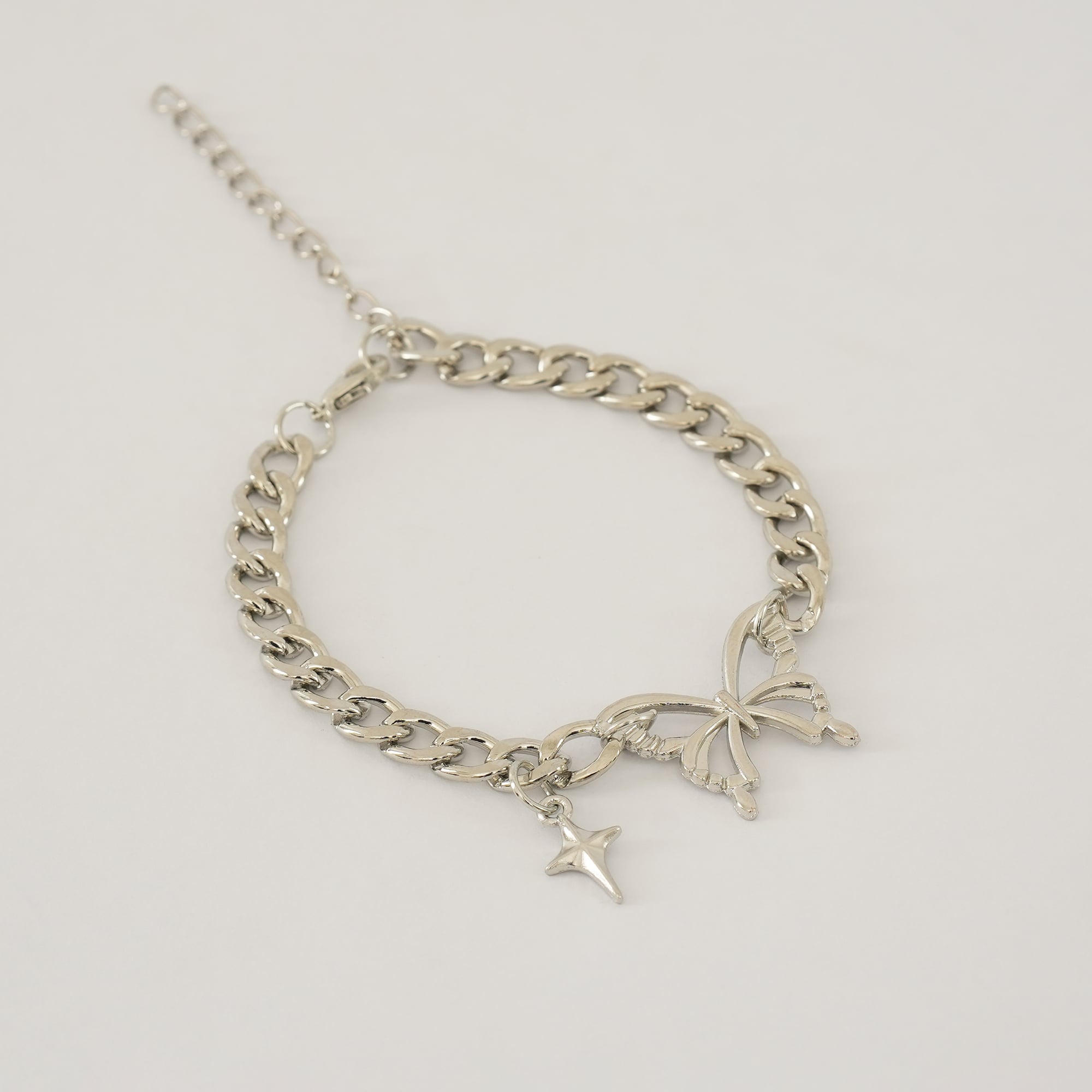 Picture of Star  Pendant Bracelet For Women Retro Punk Gothic Butterfly Bracelet Jewelry