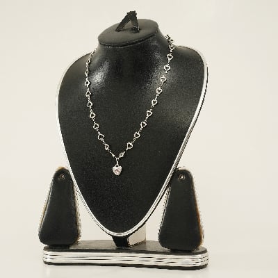 Picture of New Style  Heart Chain Collar Choker Necklaces for Women Girls Korean Sweet Friends Classmate Gifts Collares Collier - Necklace For Girls