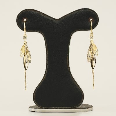 Picture of Dragonfly Wings Zircon Opal Long Tassel Earrings for Women