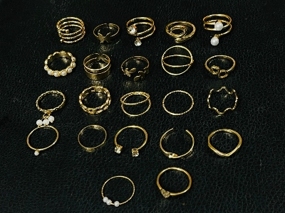 Picture of 22 PCS Different Designs Fingerring Set for Girls and Women for Party and Occassion