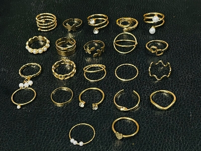Picture of 22 PCS Different Designs Fingerring Set for Girls and Women for Party and Occassion