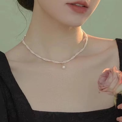 Picture of New Retro Simple Necklace for Female-Girls and Women Choke Collarbone Chain Necklace Accessories