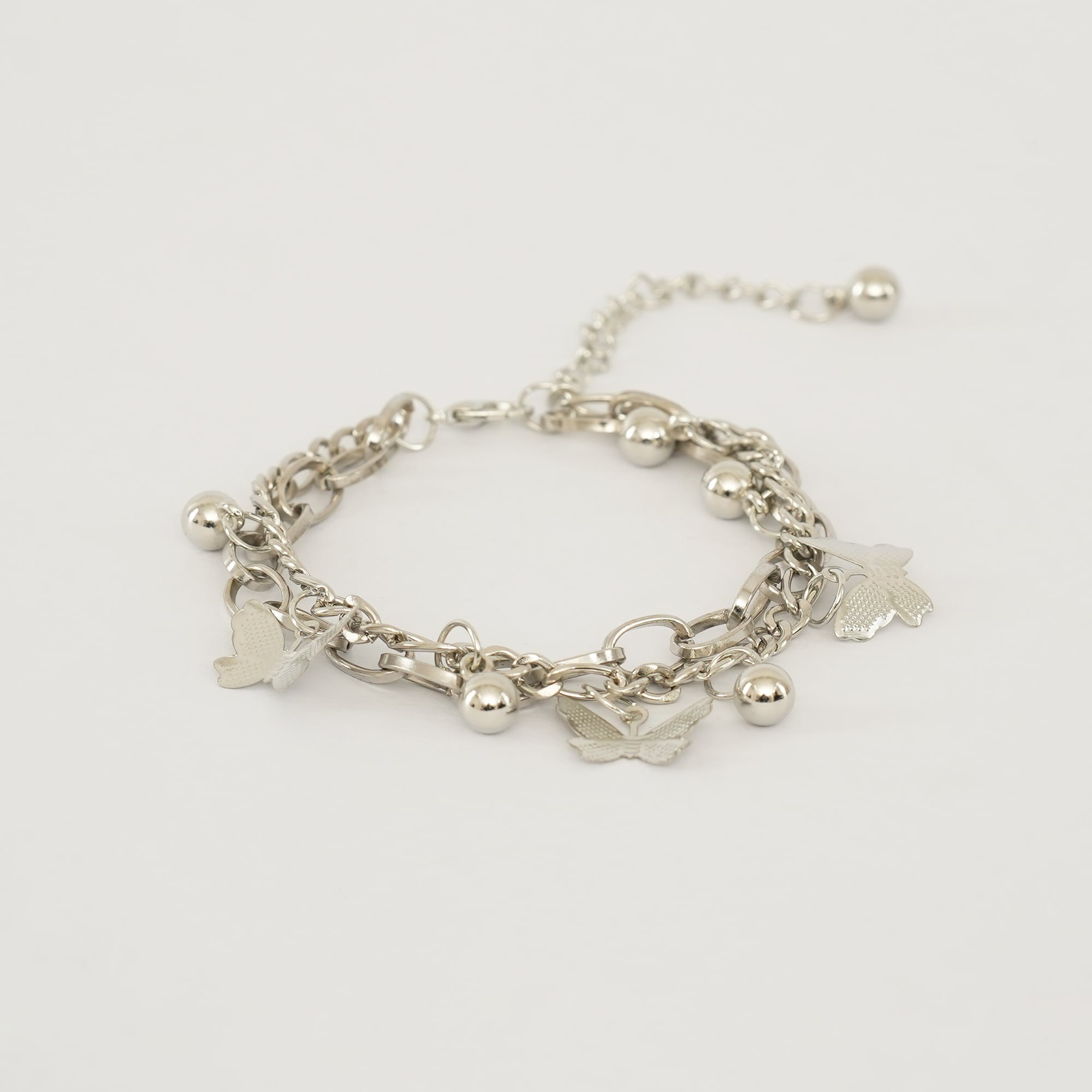 Picture of Gold Butterfly Layered Tassel Bracelet for Women – Buy 1 Get 1 Free | Fashion Clavicle Chain Party Jewelry