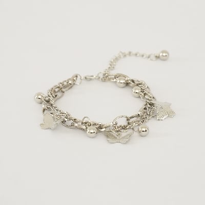 Picture of Gold Butterfly Layered Tassel Bracelet for Women – Buy 1 Get 1 Free | Fashion Clavicle Chain Party Jewelry