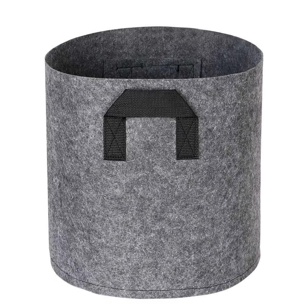 Picture of Breathable Plant Fiber Grow Bags Non-Woven Tomato Tree Planting Felt Flower Pots