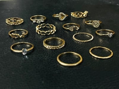 Picture of 14 Pcs Different Design Fingerring set for girls and women birthday and party gift