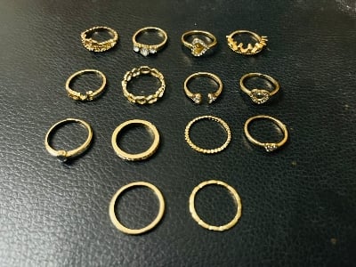Picture of 14 Pcs Different Design Fingerring set for girls and women birthday and party gift