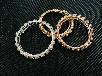 Picture of Fashion Crystal Bracelet for Women Wedding Bangle Hand Jewelry Multi-Layer Bridal Rhinestone Bracelet