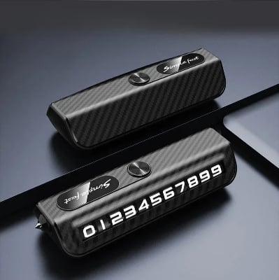Picture of Multi-Functional Car Phone Number Plate with Safety Hammer