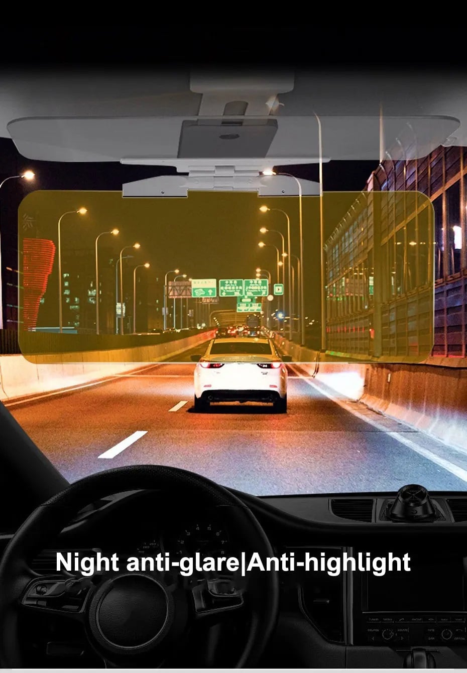 Picture of Car Day Night Anti-Glare Mirror Sports Style Sun Visor Night Vision Goggles Foldable Anti-Dazzle Sunshade