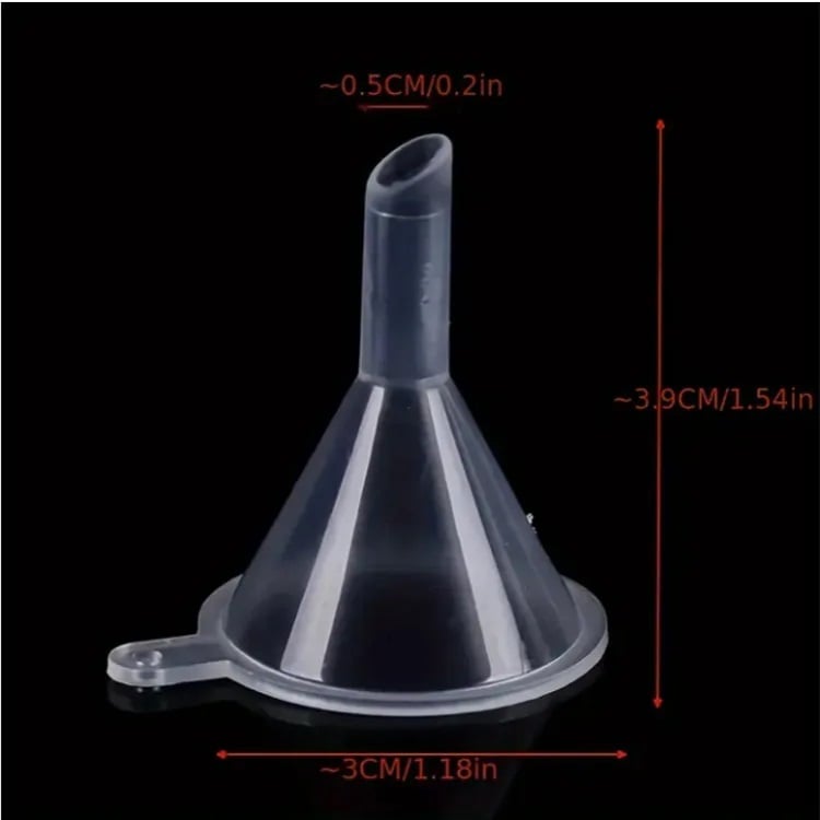 Picture of 10 pcs Precision Mini Funnels Refillable Perfume Bottle Funnel Mini Perfume Travel Bottle Bottom Fill Perfume Dispenser