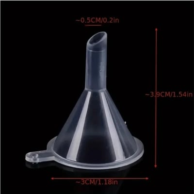 Picture of 10 pcs Precision Mini Funnels Refillable Perfume Bottle Funnel Mini Perfume Travel Bottle Bottom Fill Perfume Dispenser