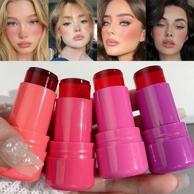 Picture of Beauty Glazed Jelly Blush, Aloe & Glycerin Infused, Flower Extract, Long-Lasting Natural Cheek Tint
