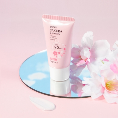 Picture of LAIKOU Sakura Sunscreen SPF 50 UV Protection Sunblock Face Whitening Lotion-30gm