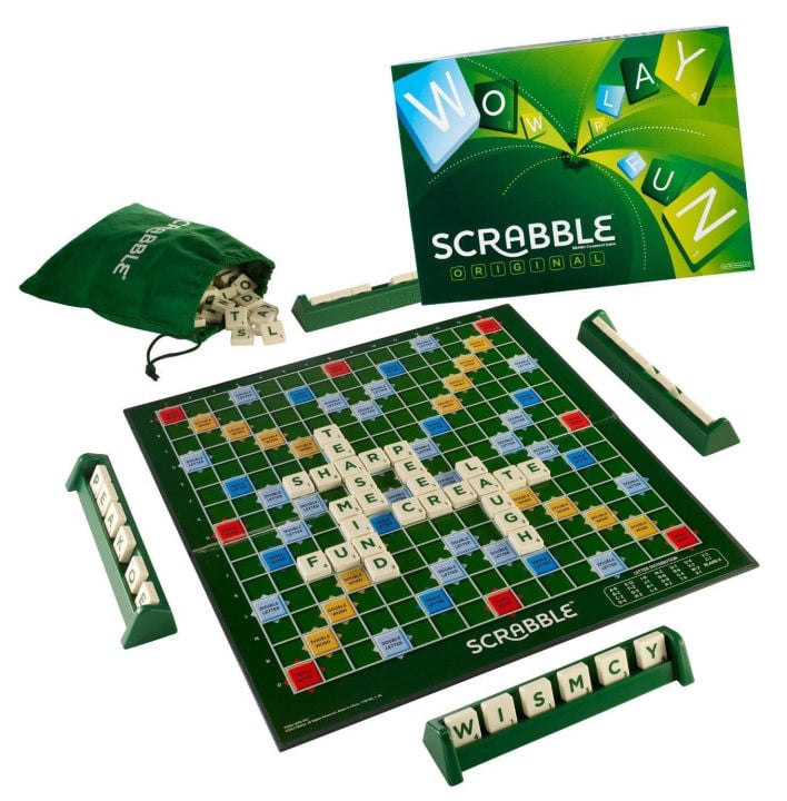 Picture of Scrabble Crossword Board Game Indoor Family Game Multiplayers Game