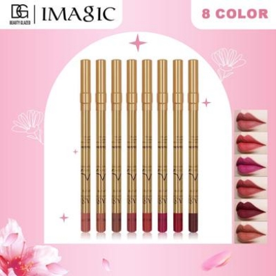 Picture of Imagic 8-Color Lipliner Pencil Long Lasting Waterproof Professional Soft Smooth Colorful Matte Lipstick Cosmetics Makeup Tool