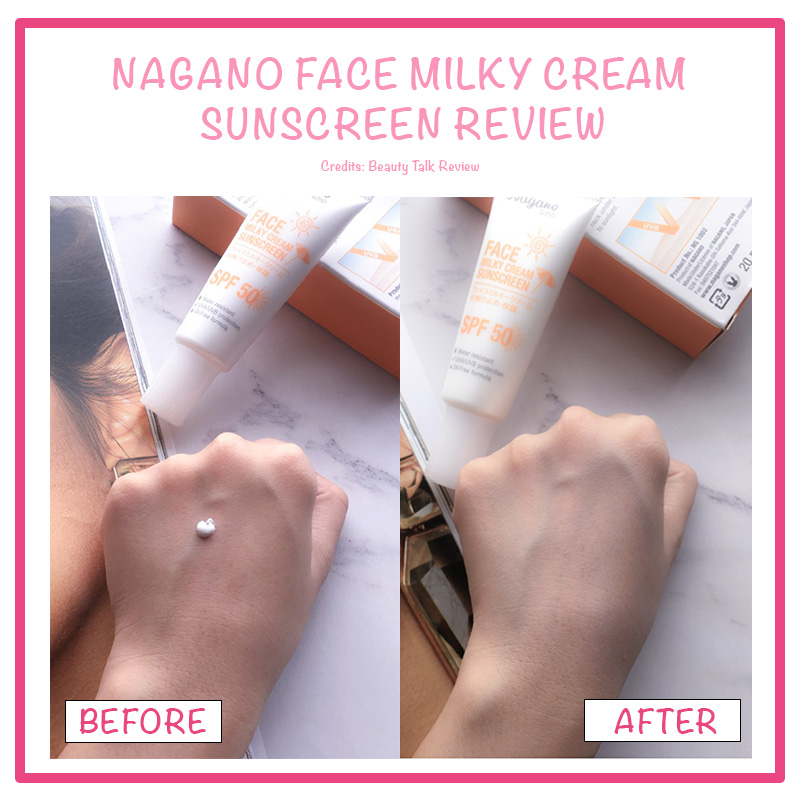 Picture of Nagano Face Milky Cream Sun Screen-20ml (Made in Thailand)