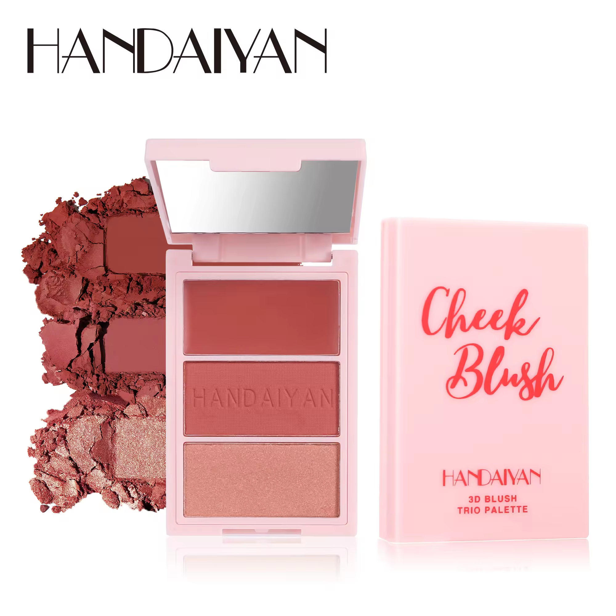 Picture of HANDAIYAN Cheek Blush 3D Trio Palette 1pis (4variant)