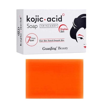 Picture of 7Days whitening Kojic Acid Soap For Body And Face Cleansing Reduces Roughness Dullness Exfoliate Removes Melanin Brighens Skin Tone Smooth Skin