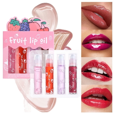 Picture of Dragon Ranee 4 in 1 Lip Oil set moisture and softener Your Lips