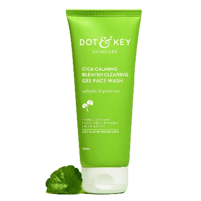 Picture of Dot & Key Cica Face Wash For Acne Prone Skin, 2% Salicylic Acid Face Wash With Green Tea-100 Ml